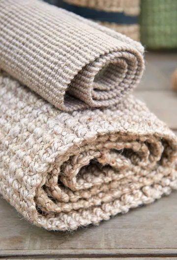 Fiona jutematta grå - 45x75 cm - Dixie