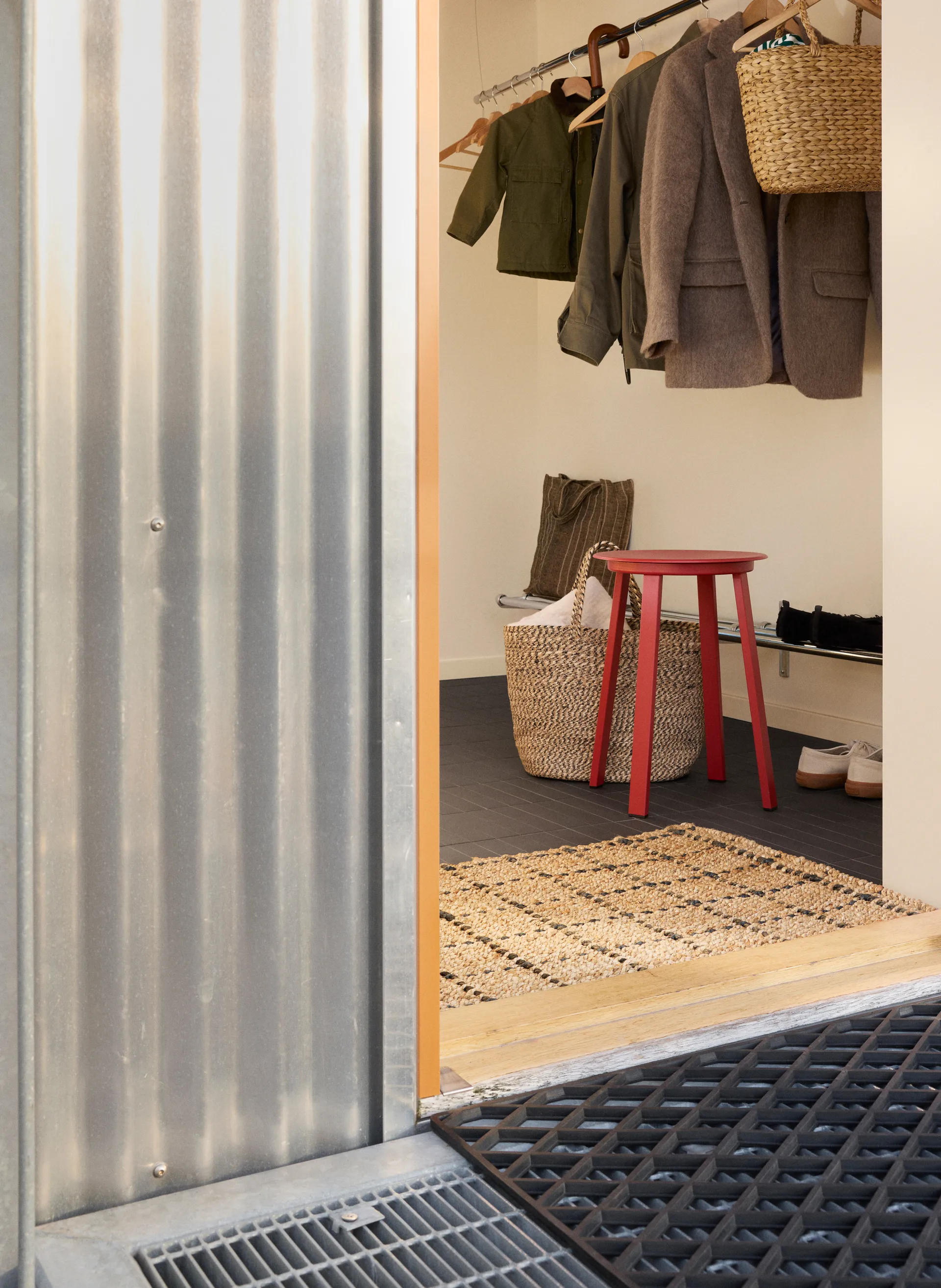 Freja dörrmatta rutig 60x90 cm, Natural-dark grey Dixie