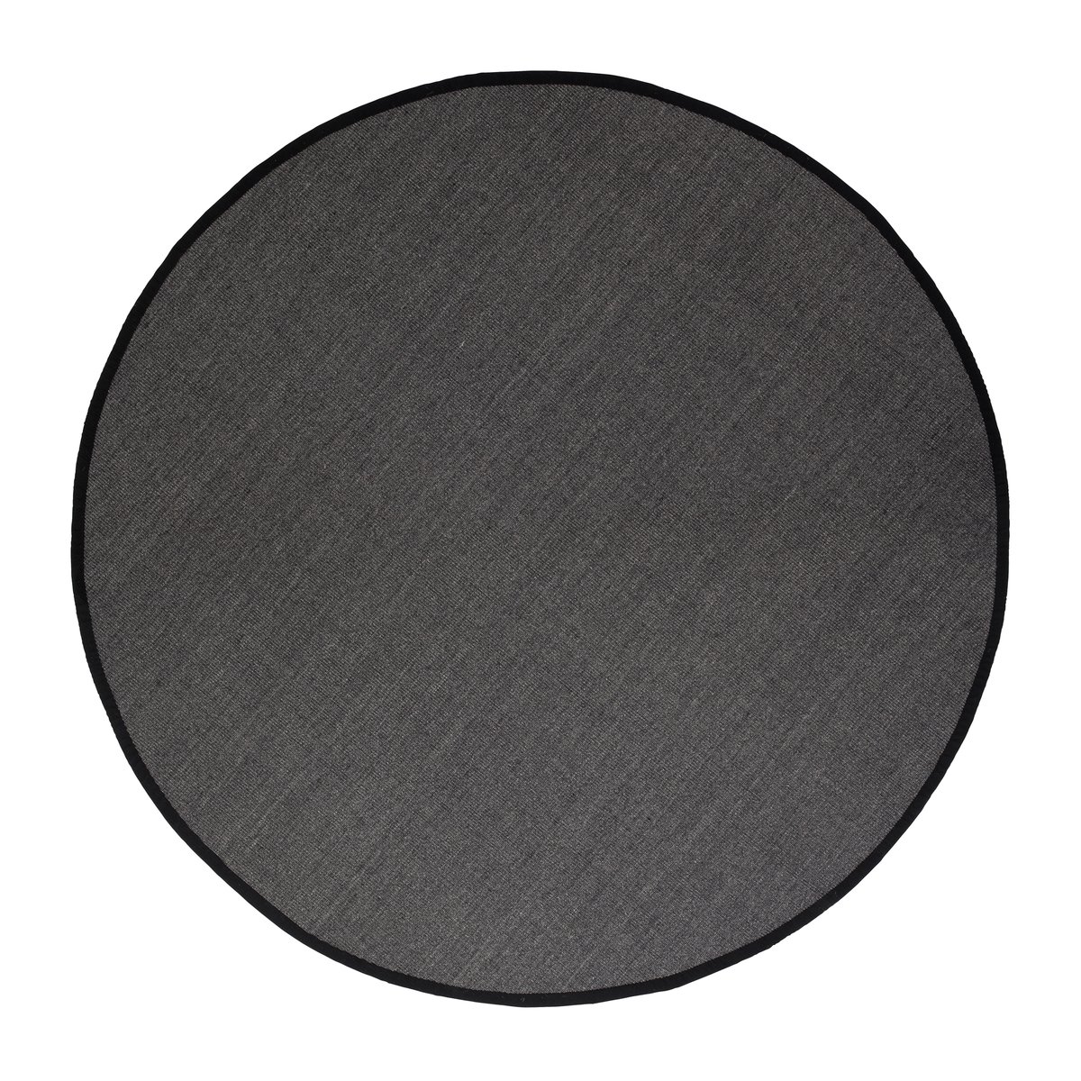 Dixie Jenny Sisal rund matta Svart o250 cm | Skandinavisk Design | Runda mattor | Svart