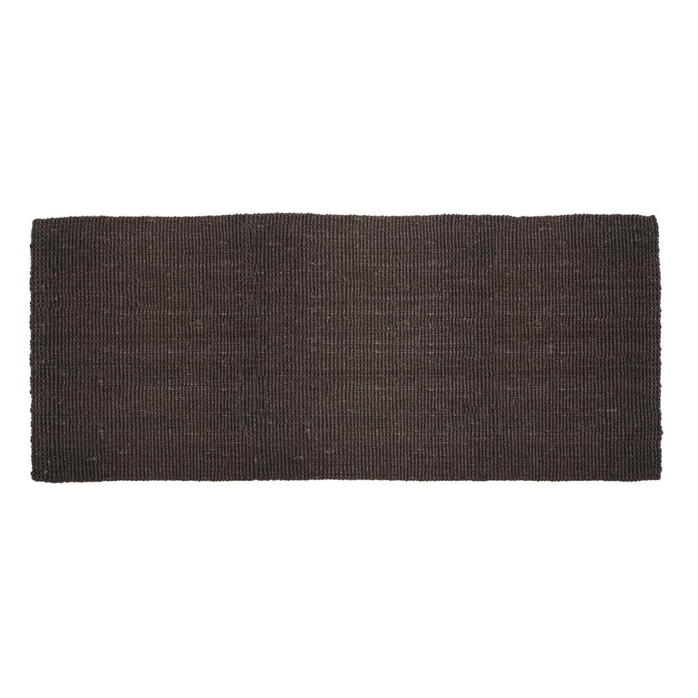 Dixie Jute dörrmatta svart 80 x 180 cm | Skandinavisk Design | Dörrmattor | Svart