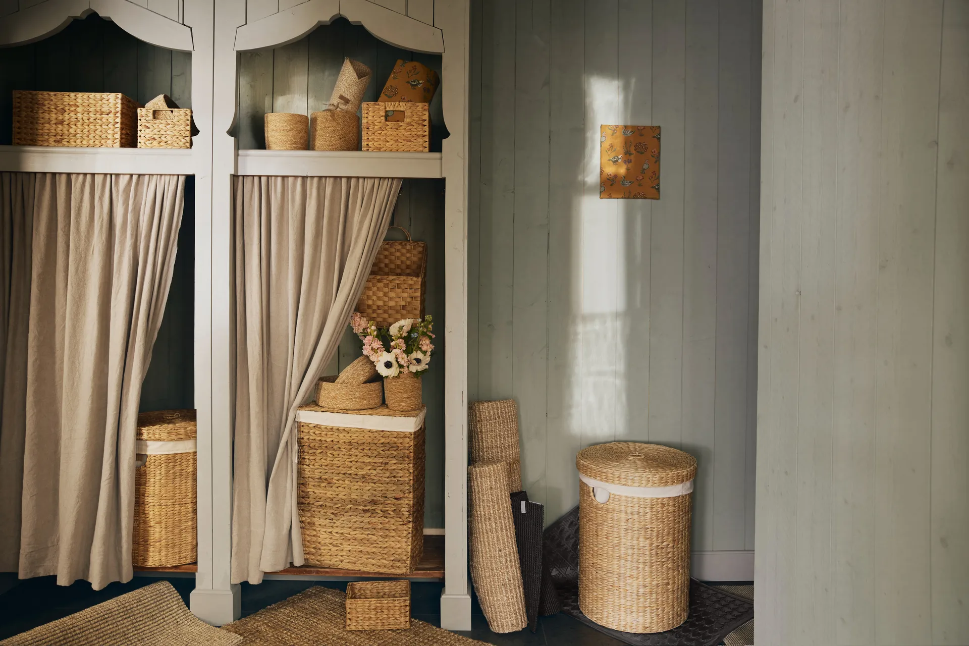 Lily förvaringskorg small 3 delar, Natural Dixie