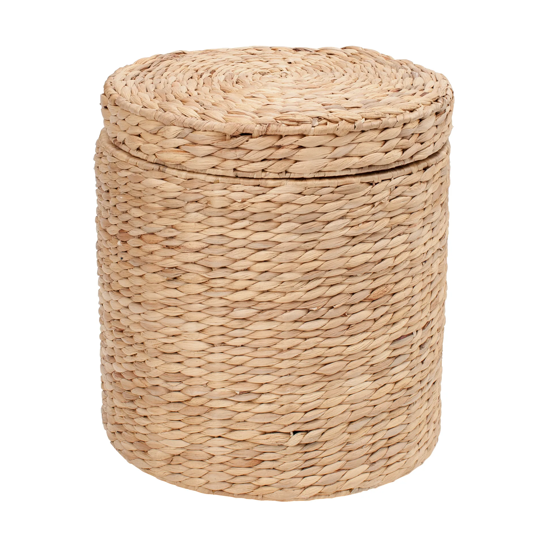 Lily sittpuff med lock Ø41x43 cm, Natural Dixie