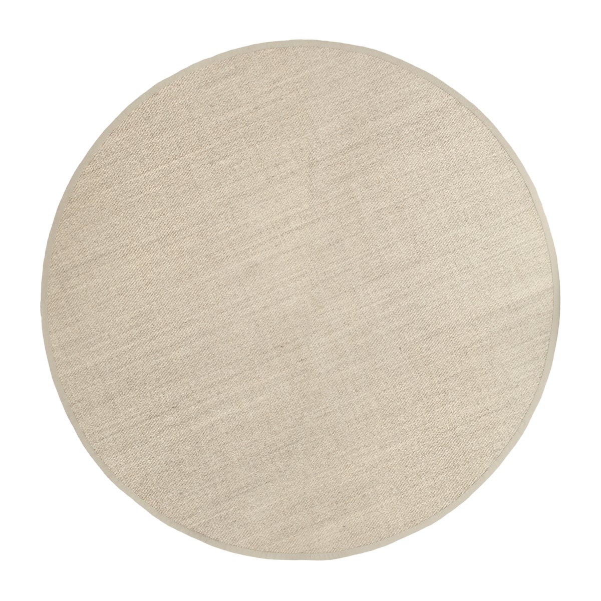 Dixie Sisal matta rund marble o250 cm | Skandinavisk Design | Runda mattor | Beige