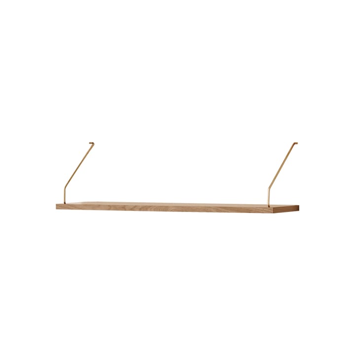 DK3-Royal hyllplan - ek olja, inkl 2 hyllbärare i mässing, 30cm - Dk3