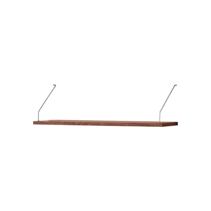 DK3-Royal hyllplan - valnöt olja, inkl 2 hyllbärare i stål, 24cm - Dk3