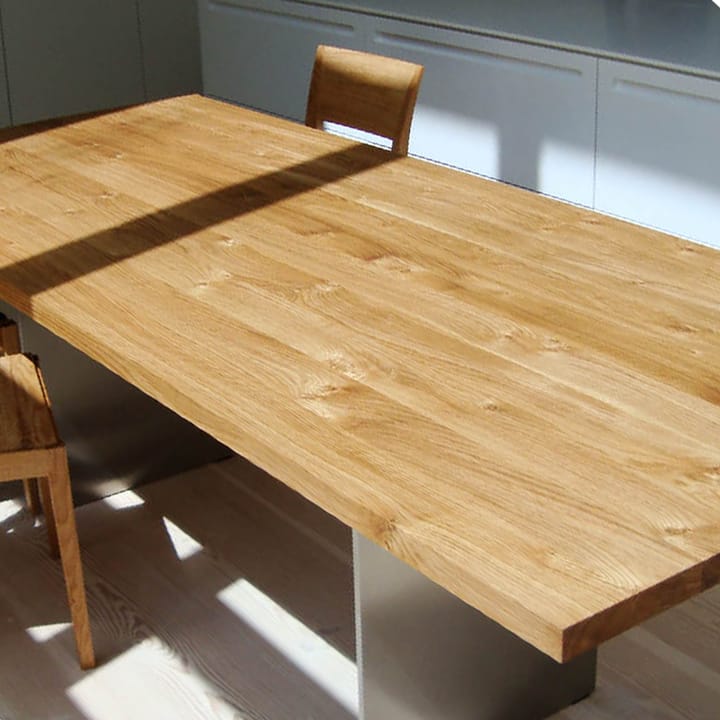 DK3_3 matbord - vildek såpa, borstade stålben, 240cm - Dk3