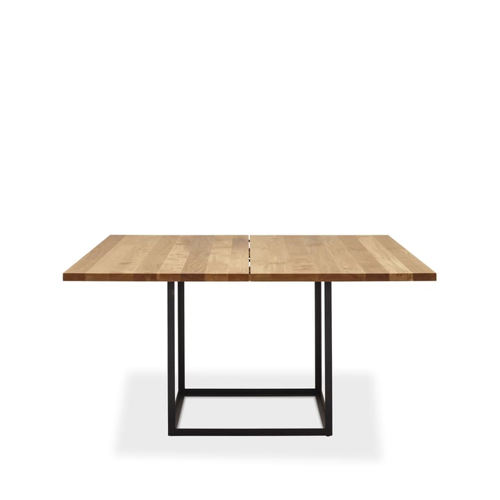 Jewel matbord - ek olja, svartlackat stålstativ, 140x140 - Dk3