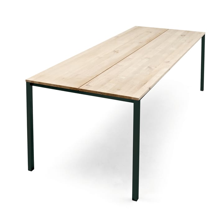 Less is more matbord - ek vitolja, svart stativ, 100x200 - dk3