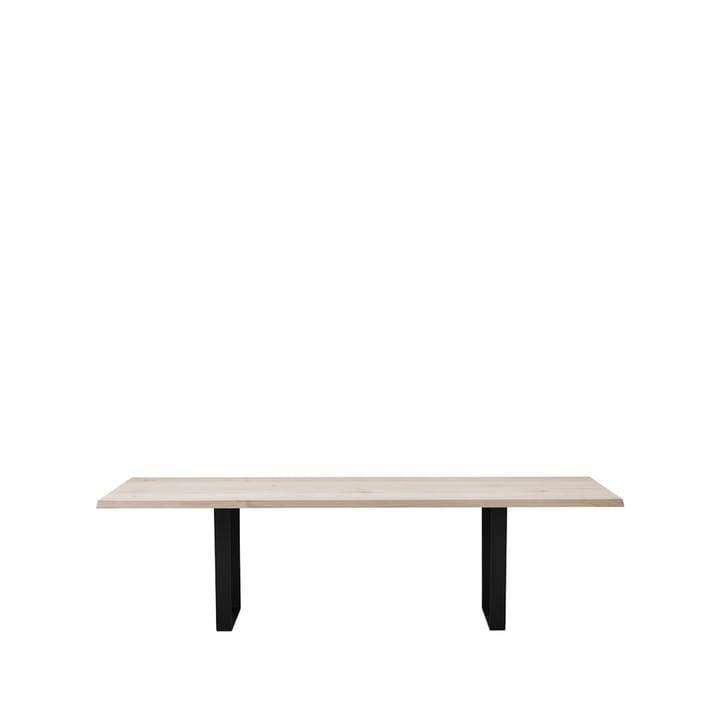 Lowlight matbord - ek vitolja, svart metallstativ, 240 cm - Dk3