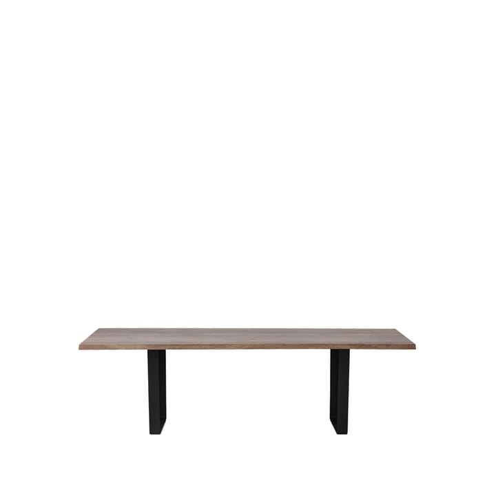 Lowlight matbord - valnöt olja, svart metallstativ, 220 cm - Dk3