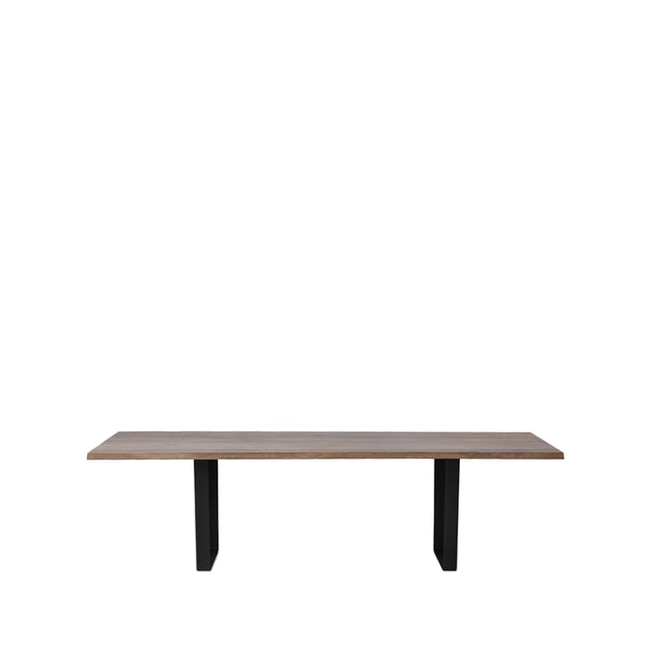 Lowlight matbord - valnöt olja, svart metallstativ, 240 cm - Dk3