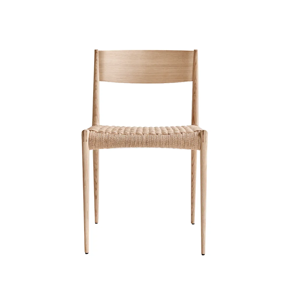 dk3 Pia stol ek såpa, naturflätad sits | Skandinavisk Design | Stolar | Beige