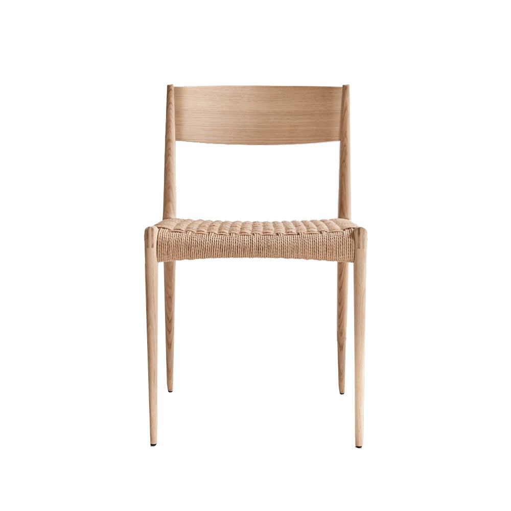 dk3 Pia stol ek vitolja, naturflätad sits | Skandinavisk Design | Stolar | Beige