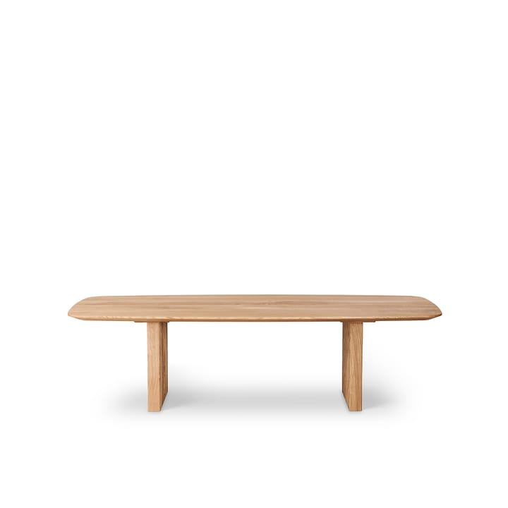 Ten soffbord, ek såpa, 150 cm, mellan dk3