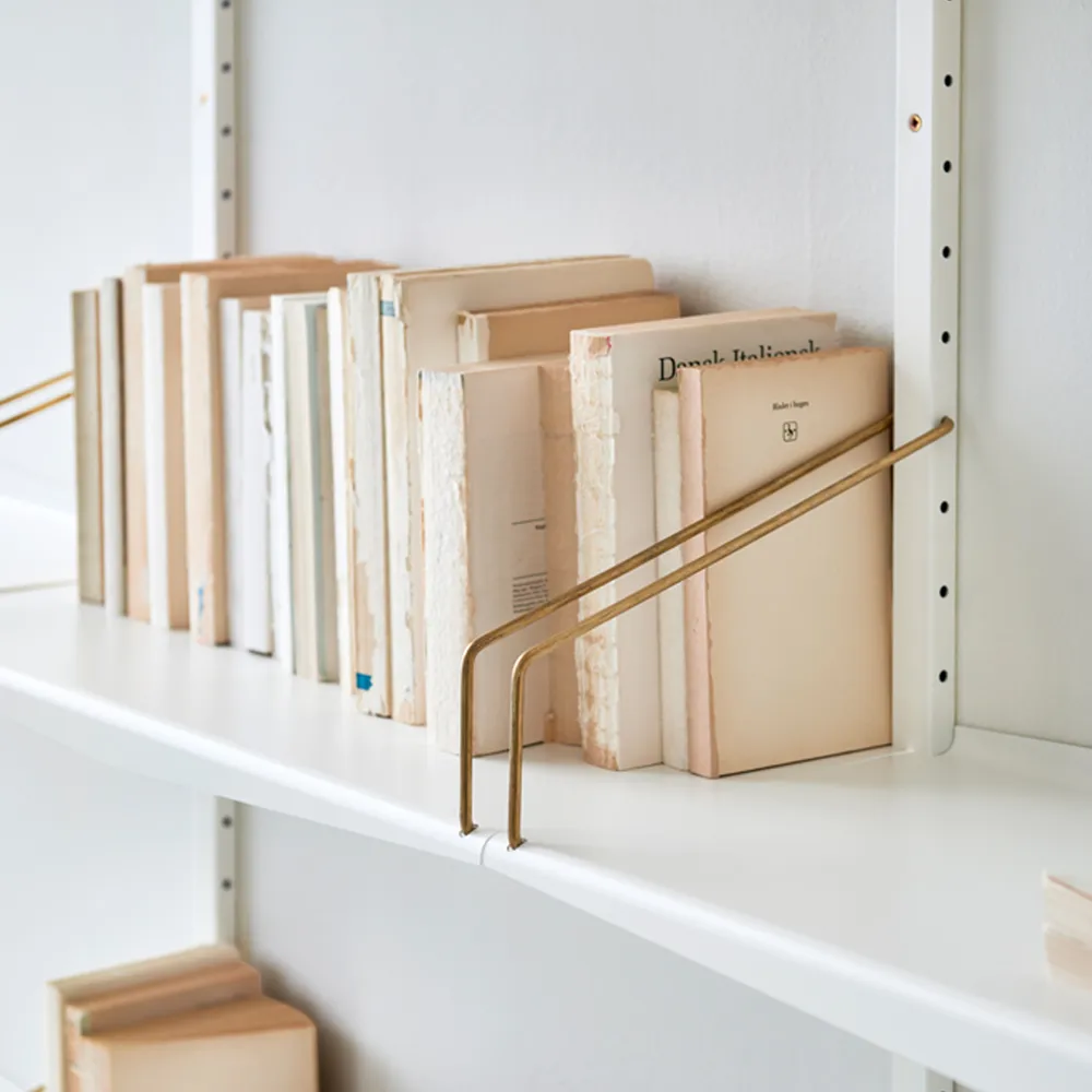 Ultra hyllkonsoll, mässing, 2-pack, d.45 dk3