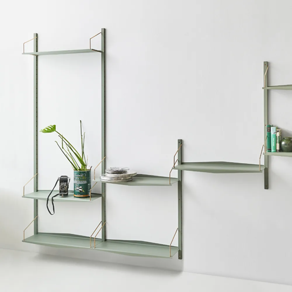 Ultra hyllplan, grön, 2-pack, d.22 cm dk3