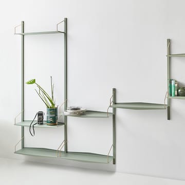 Ultra hyllplan - grön, 2-pack, d.22 cm - dk3