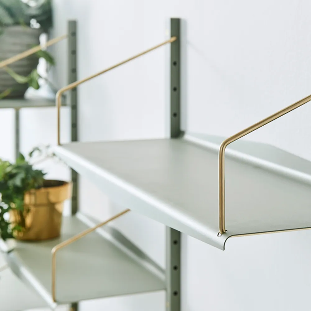 Ultra hyllplan, svart, 2-pack, d.22 cm dk3