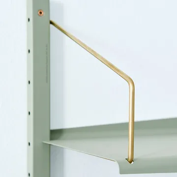 Ultra hyllplan - svart, 2-pack, d.22 cm - dk3