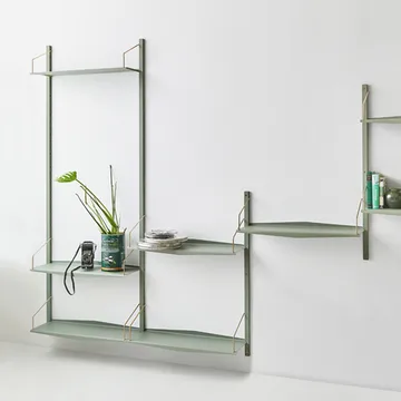 Ultra hyllplan - svart, 2-pack, d.22 cm - dk3