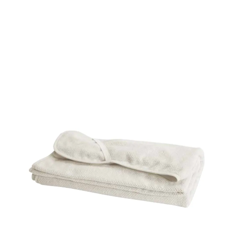 Bäddfrotté madrasskydd, offwhite, 140x200 Dux