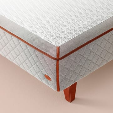 Dux 1001 ramsäng - Vit/brun fast 90x200 cm - Dux