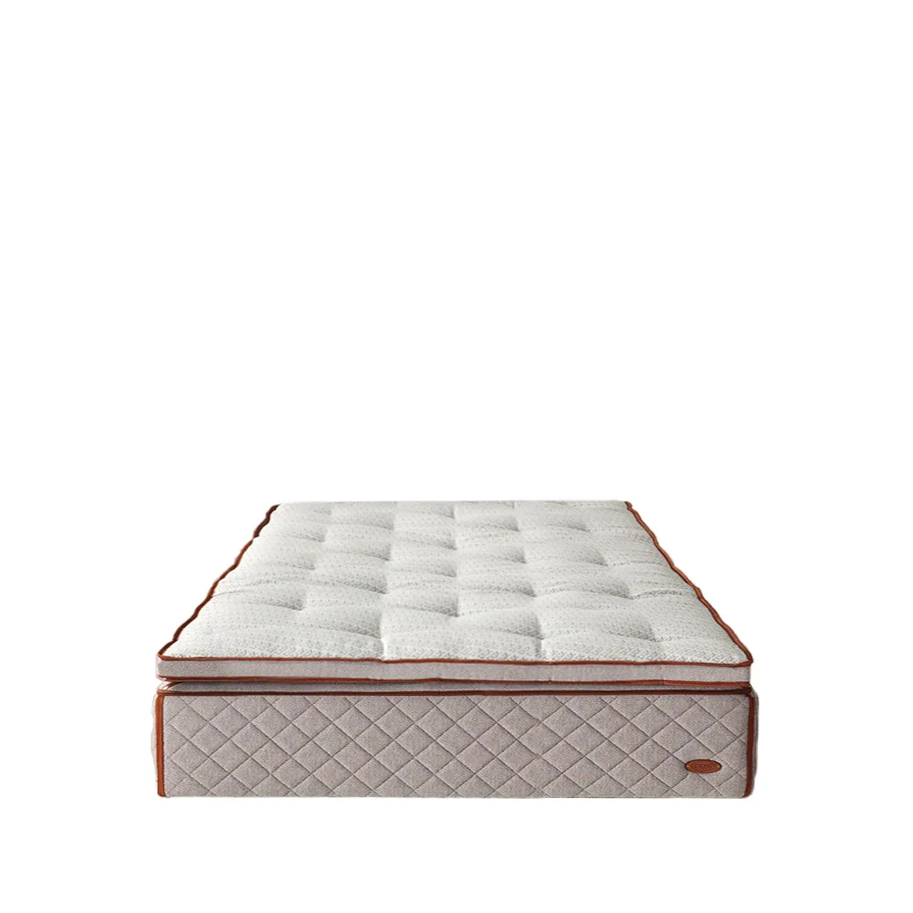 Dux 1001 ramsäng, Vit/brun medium 160x200 cm Dux