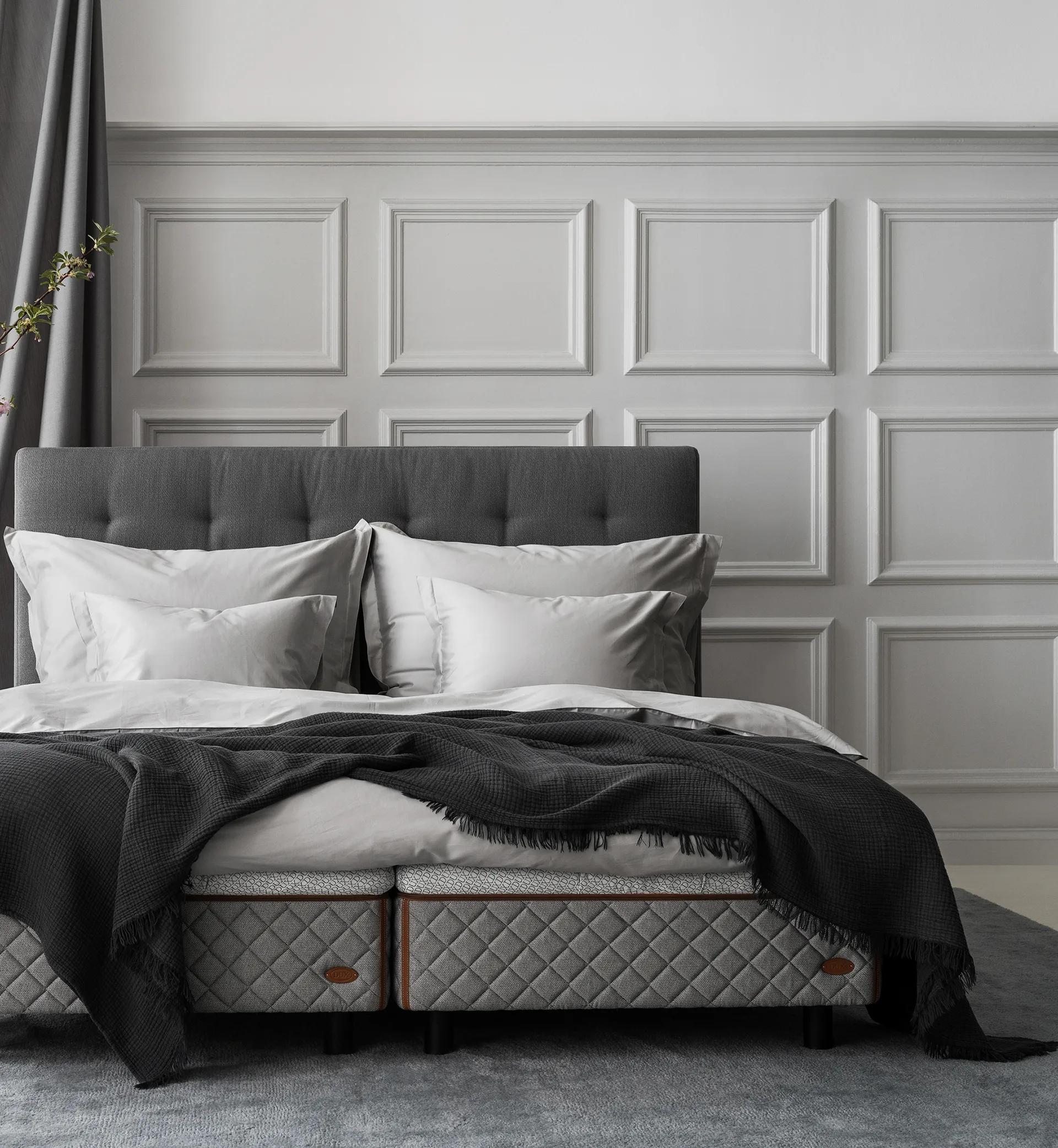 Dux 2002 ramsäng exkl. bäddmadrass 180x200 cm, Medium Dux