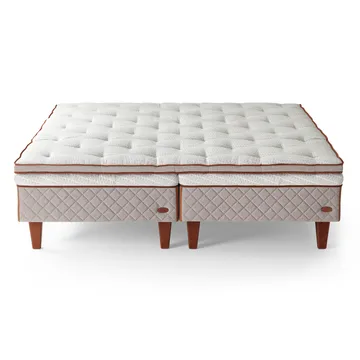 Dux 2002 Sängpaket 180cm fast/medium-ekben 20cm - Dux