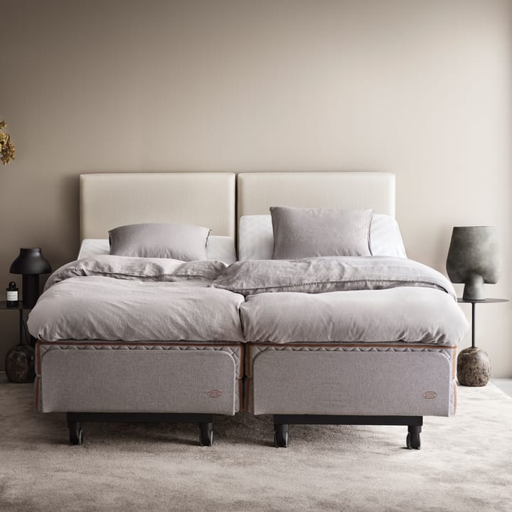 DUX Axion ställbar säng - vit/brun, 90x200cm, medium, 90x200 cm - Dux