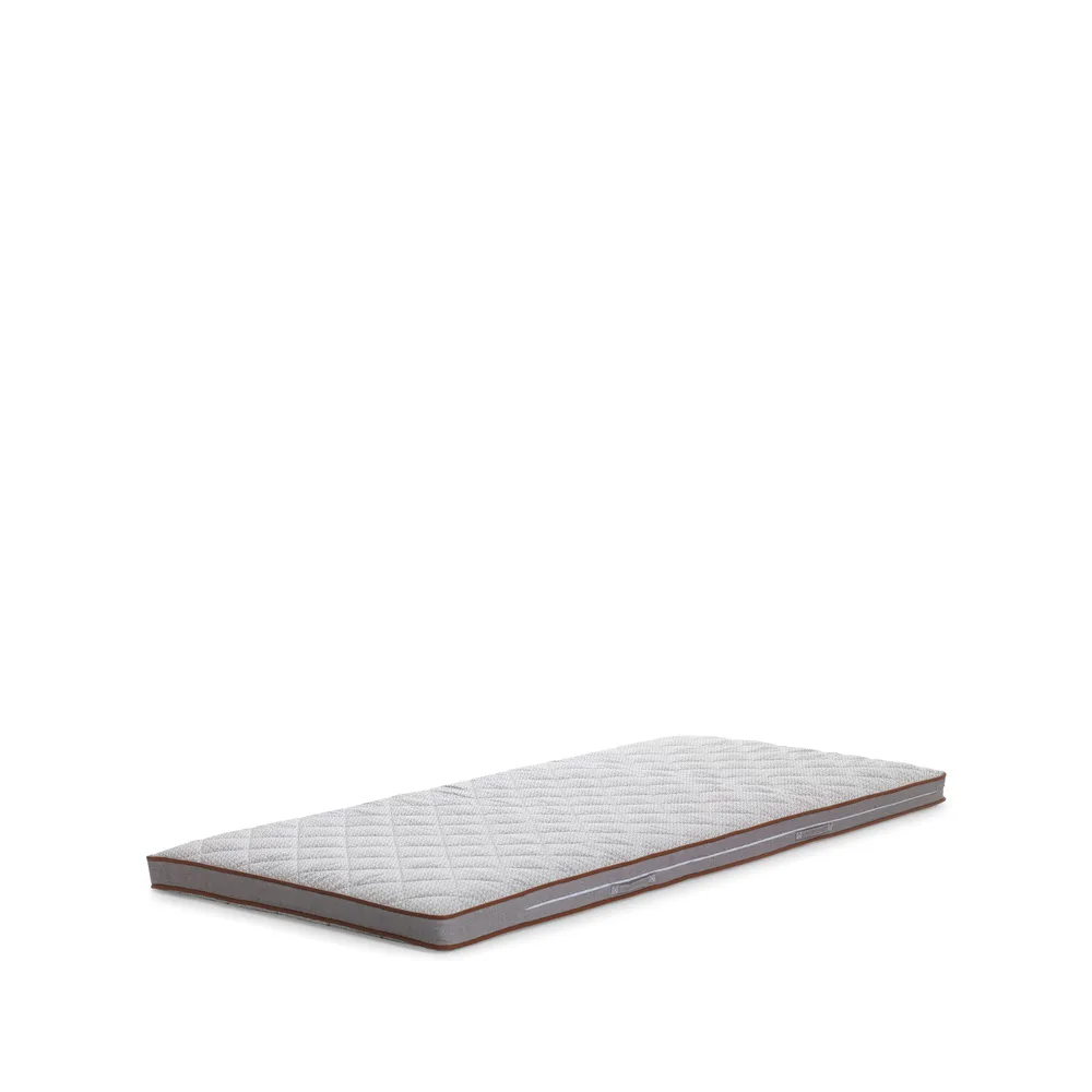 DUX Pascal de luxe bäddmadrass, Vit/brun 140x200x10 cm Dux