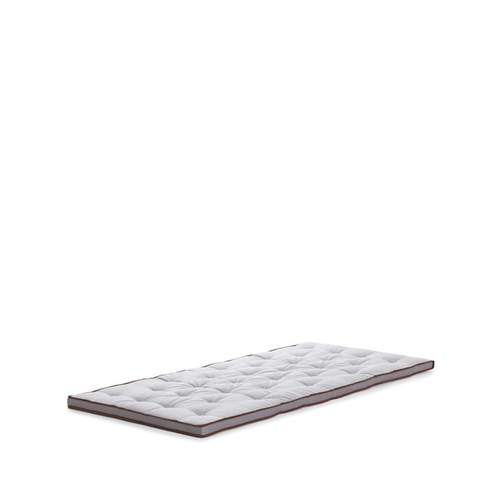 DUX Xupport bäddmadrass med knappar, Vit/brun 90x200 cm Dux