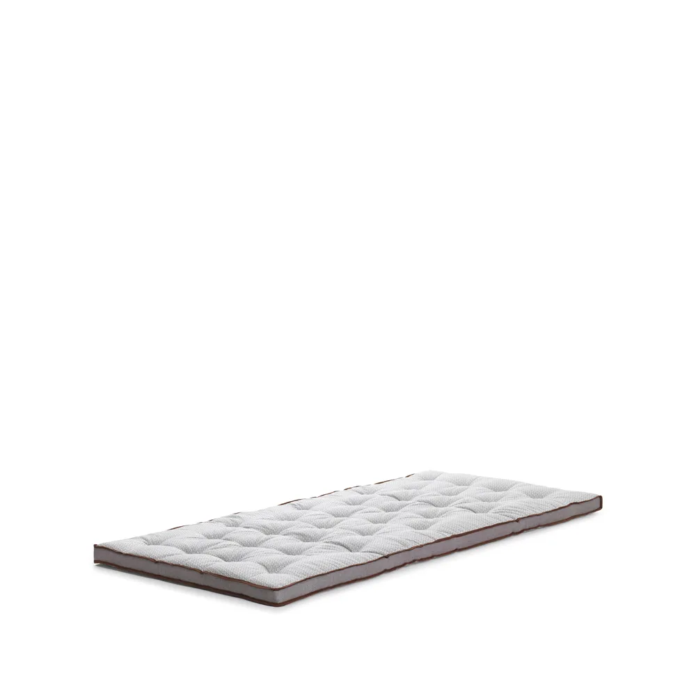 DUX Xupport Plus bäddmadrass, Vit/brun 105x200x7,5 cm Dux