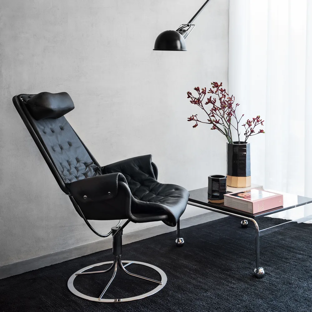 Jetson fåtölj, Classic soft 88-krom-plain 88 Dux