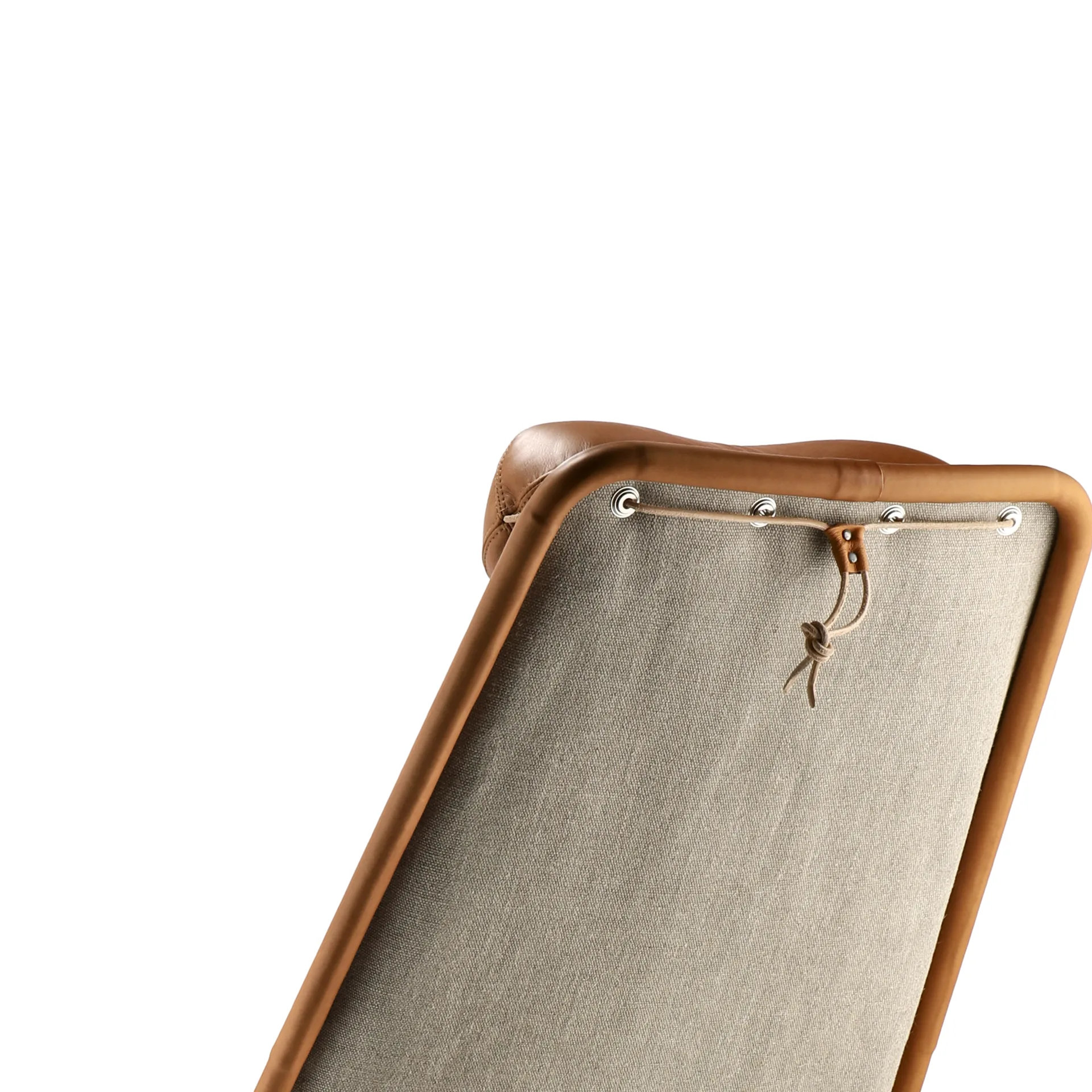 Jetson fåtölj, Dakota 24 konjak-flax-krom Dux