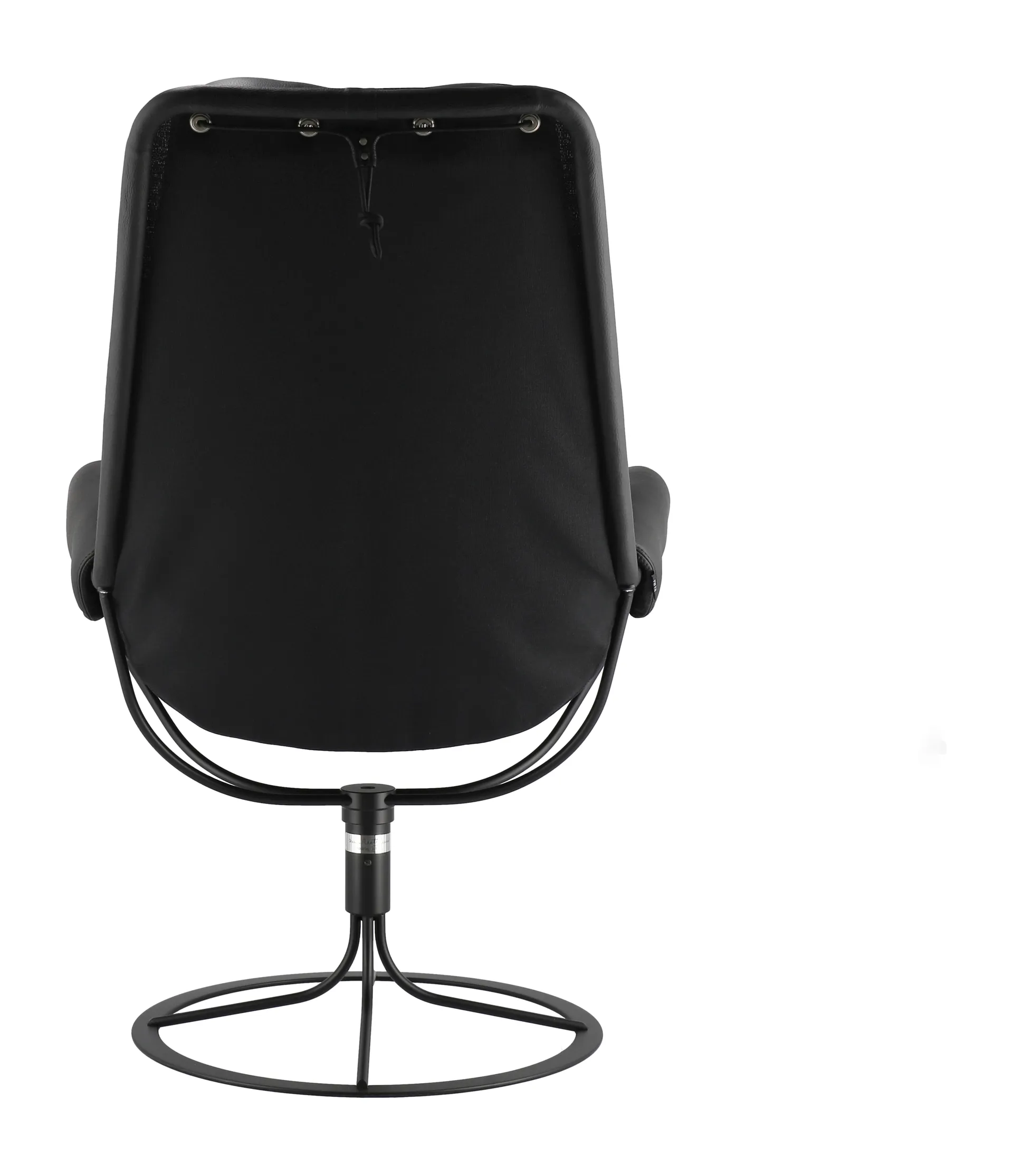 Jetson fåtölj, Läder classic soft 88 svart-svart stativ-plain 88 Dux