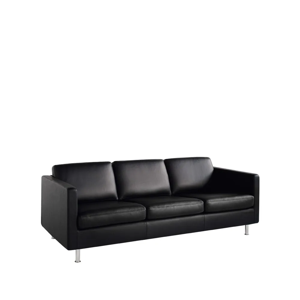 Johan 3 sits soffa, Classic soft 88 svart Dux