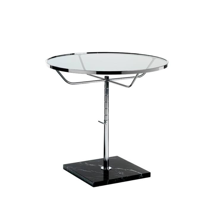 Pronto XL bord - Rökfärgat glas, svart marmor - Dux