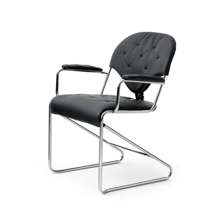 Sam karmstol, Classic soft 88 svart-hög-krom Dux