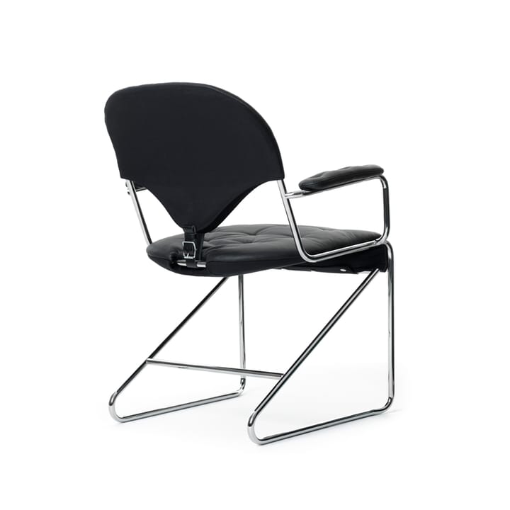 Sam karmstol, Classic soft 88 svart-hög-krom Dux