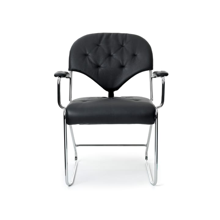 Sam karmstol - Classic soft 88 svart-hög-krom - Dux