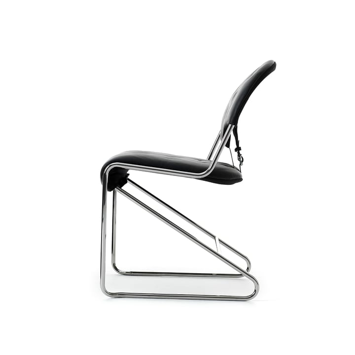 Sam stol, Classic soft 88 svart-hög-krom Dux