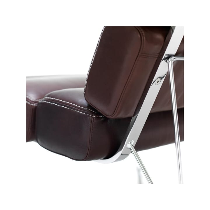 Spider Chair fåtölj - Dakota 24 konjak-kromstativ - Dux