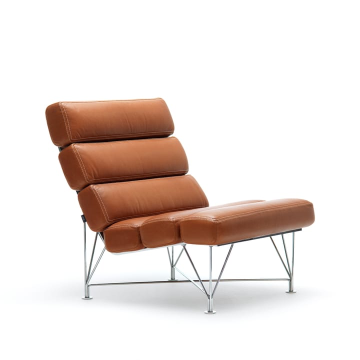 Spider Chair fåtölj - Dakota 24 konjak-kromstativ - Dux