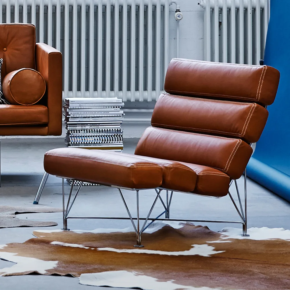 Spider Chair fåtölj, Dakota 88 svart-krom Dux