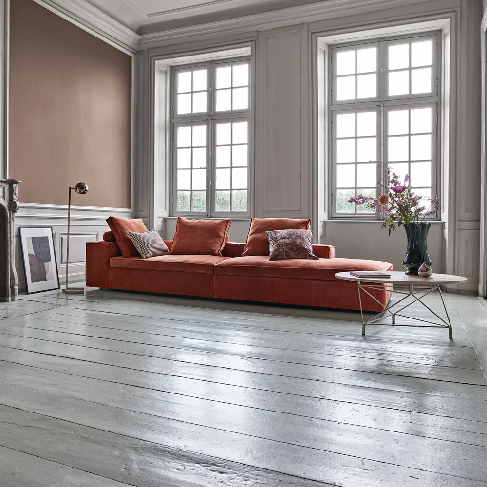 Fatty modulsoffa, tyg soft 18 lila Eilersen