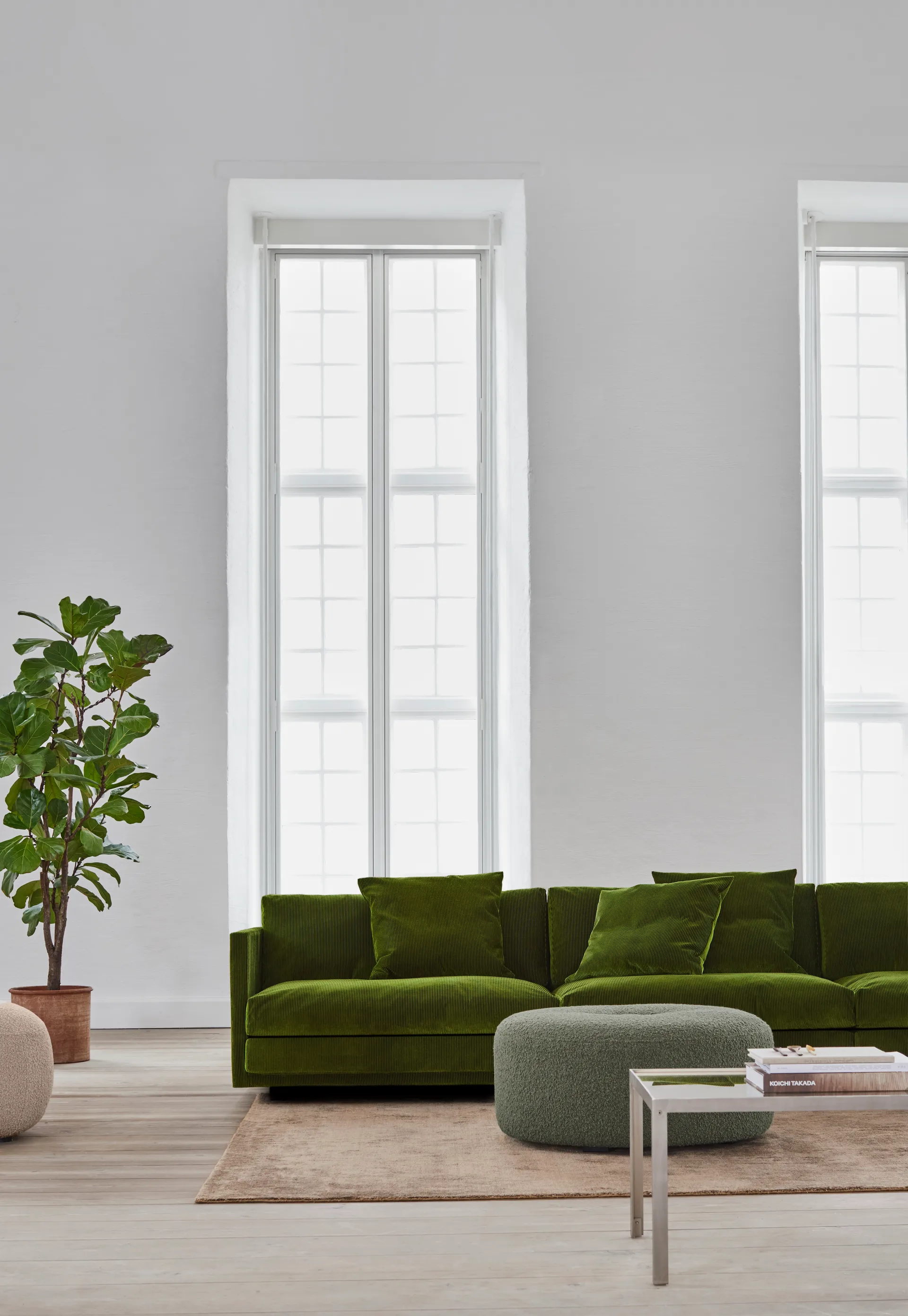 Great Ash 3-sits soffa 320x100 cm avtagbar klädsel - Munster 09,  Eilersen