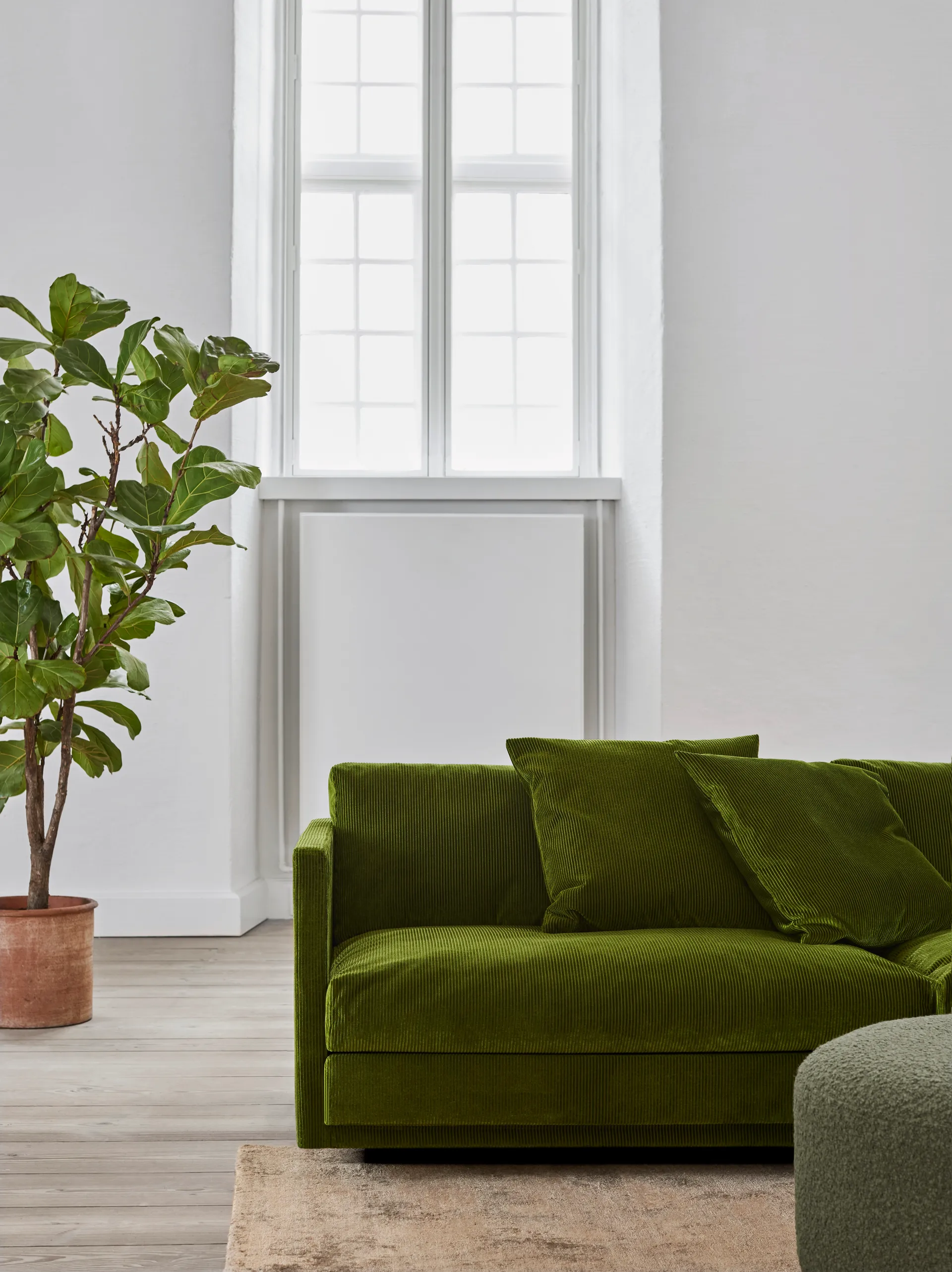 Great Ash 3-sits soffa 320x100 cm avtagbar klädsel - Munster 09,  Eilersen
