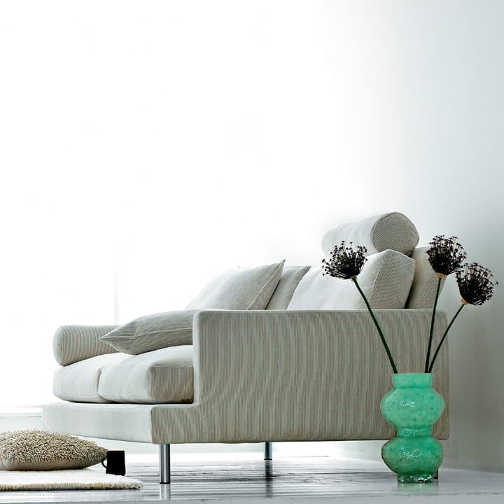 Great lift 3-sits soffa, tyg bakar 16 svart, kromben Eilersen