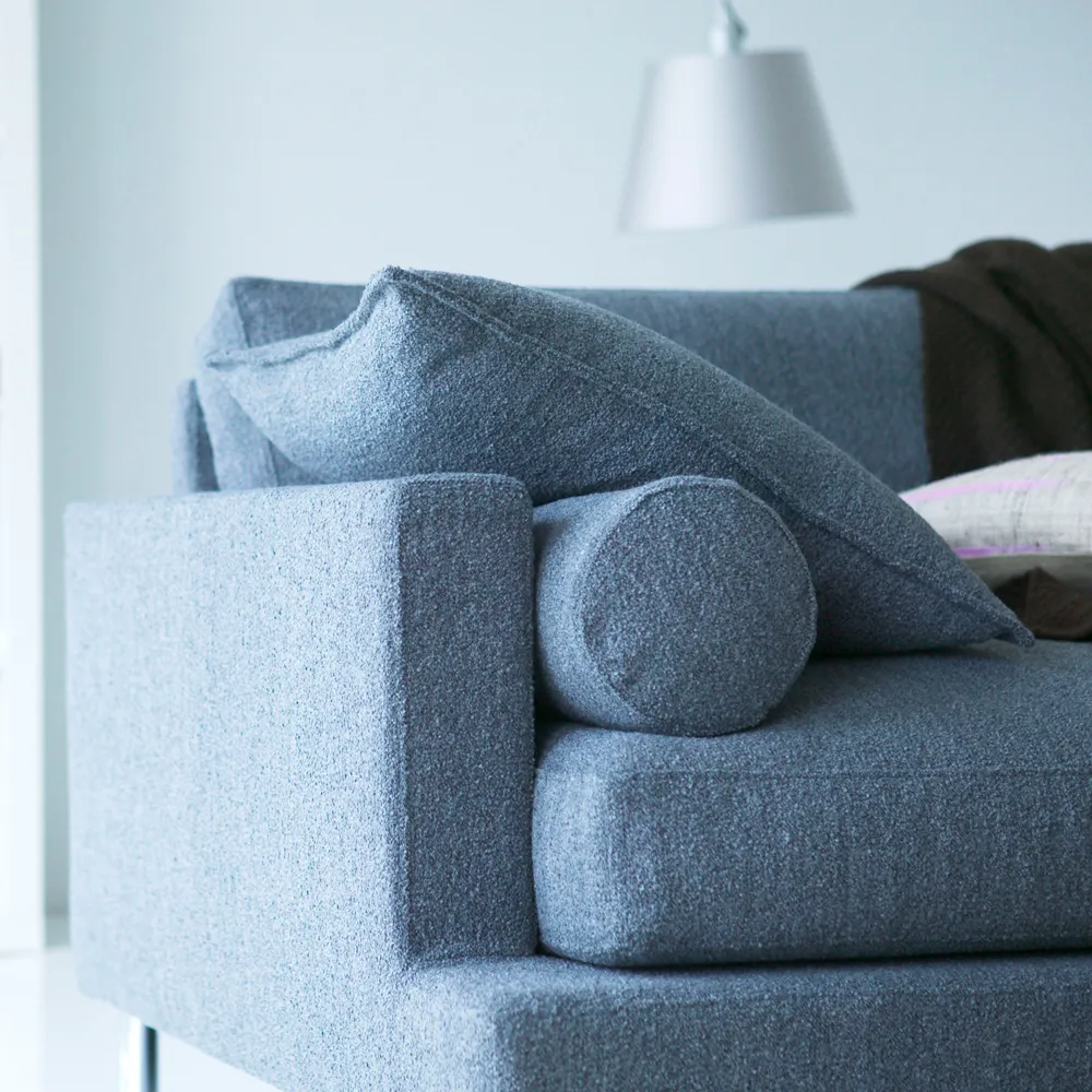 Great lift 3-sits soffa, tyg louis 16 mörkgrå, kromben Eilersen